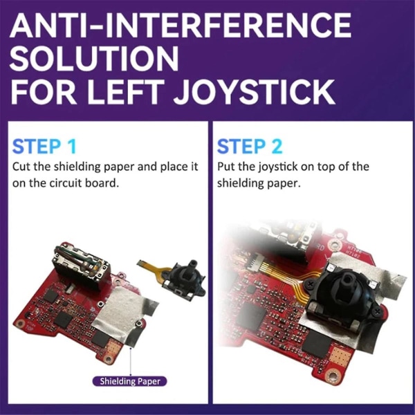 2 Pakke for Ally Joystick erstatning Hall Joystick for Ally Gaming håndholdt reparasjonstilbehør