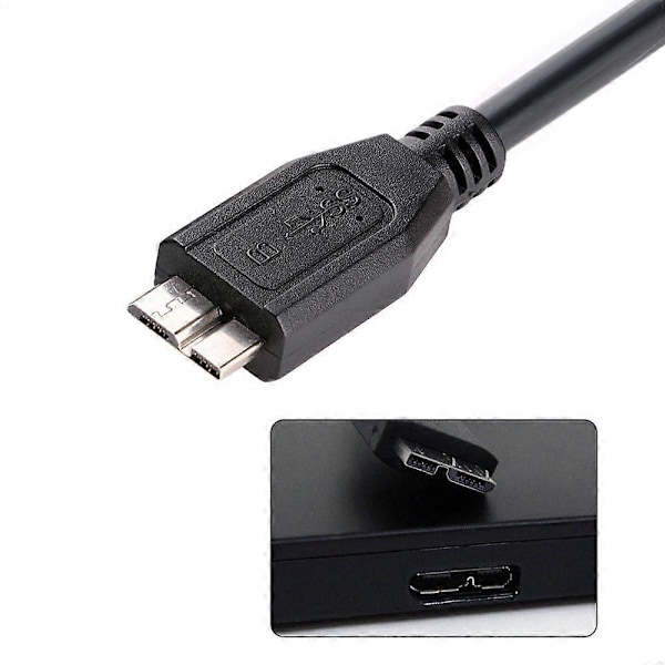 Höghastighets USB 3.0 till USB 3.0 Kabel Extern Hårddisk HDD 0.3-5M 12