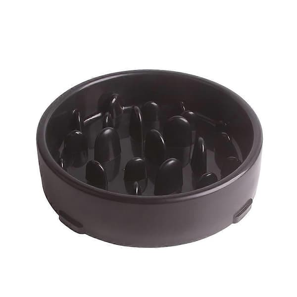 Sort - Langsom Hundebolle, Sjov Bolde Langsom Foder, Anti-Gulping Hund Langsom Foder Stop Bloat, Langsom Spisning Husdyrsbolde