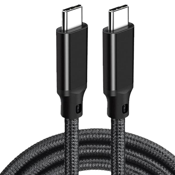 3M USB-C till USB-C snabbladdningskabel - Svart 2 m