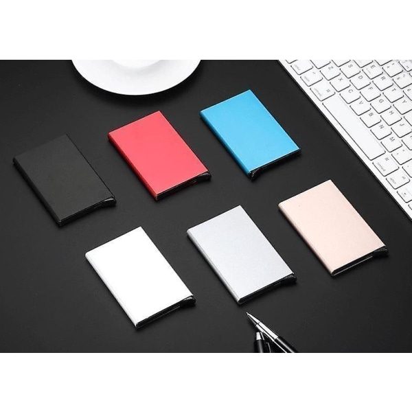 Pop-Up-korttipidike - alumiinikoteloiden suoja (RFID-suojattu) harmaa väri