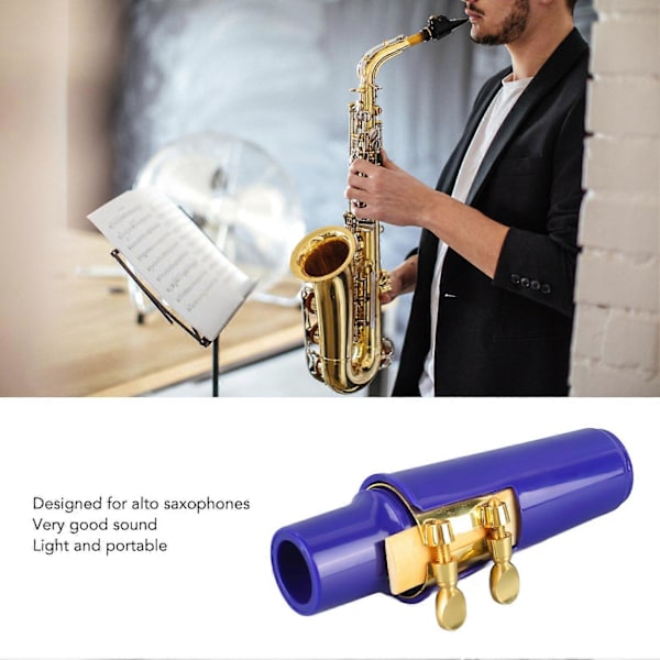 Munnstycke-kit för altsaxofon, saxofonöverdrag, ligatur, rörblad, instrumenttillbehör för utbyte