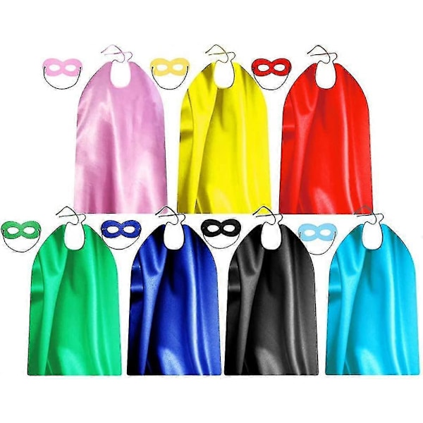 Superheltkappe og maske for voksne - Halloween vampyrkapper festantrekk superheltkostyme