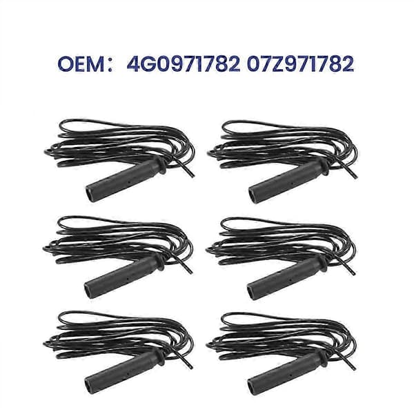 6 stk. 4G0971782 Motor Gløderør Ledningsstik til GOLF A1 A4 Seat 07Z971782 4G0-971-782