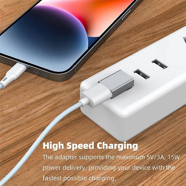 4 stk. USB 3.0-adapter, opp- og nedvinkel, venstre- og høyre vinkel USB a hann til hunn-konverter forlengelse