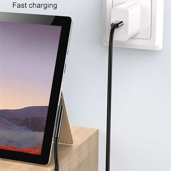 65w 15v 4a Laptop Laddningskabel Magnetisk Hög Hastighet Pd Snabbladdning Typ-c Notebook Strömadapter Konverterkabel Kompatibel Microsoft Surface Pro 3/4/