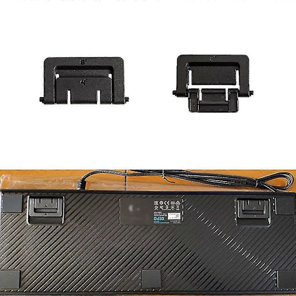 2-pack tangentbordfäste benstöd för Logitech G610 G810 Gpro tangentbordsreparation