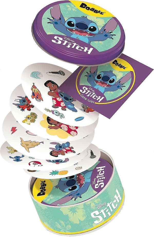 Dobble Lilo ja Stitch Perhekorttipeli