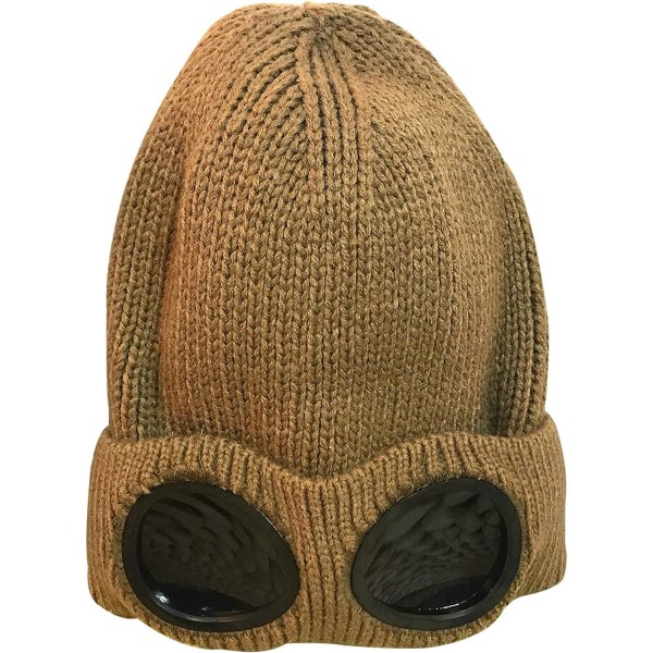 Ørebeskyttelse uldhue plus fløjl varm krøllet hat efterår og vinter udendørs ski pullover kaki khaki