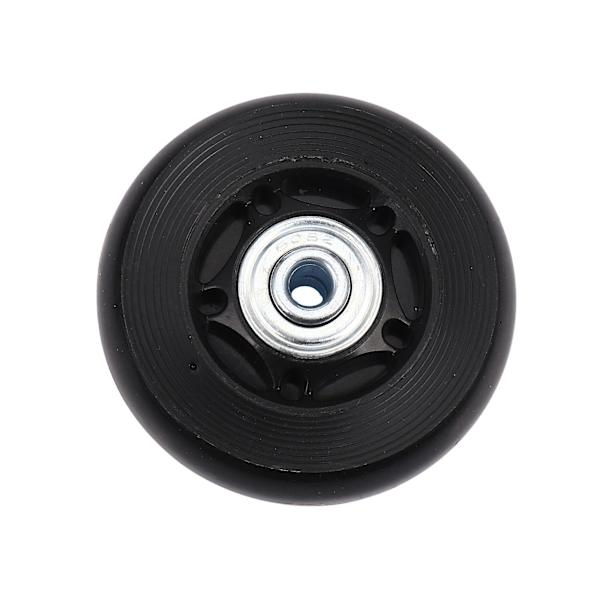 2 sæt bagagekuffert udskiftningshjul aksler gummi deluxe reparation od 64mm ny