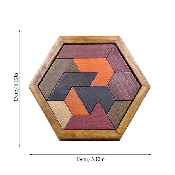Tangram-puupeli - Aivojumppa ja mielenpeli lapsille ja aikuisille - Lasten älyllinen kehitys