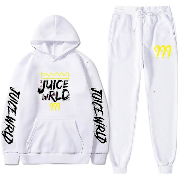 Ny Juice World Hoodie Dress Joggingbukse Juice Wrld Juice Wrld Juice Wrld Trap Rap Regnbue Tomografi Juice Wrld