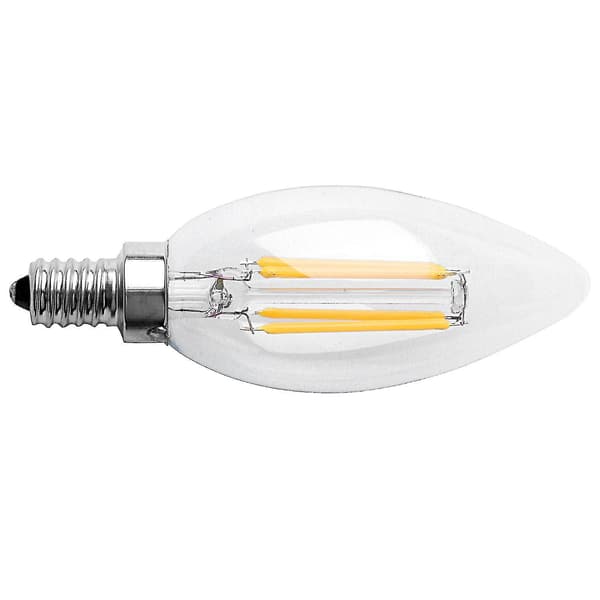 E12 4W Edison Lyspære med Glødetråd LED-lampe 10*3.5cm