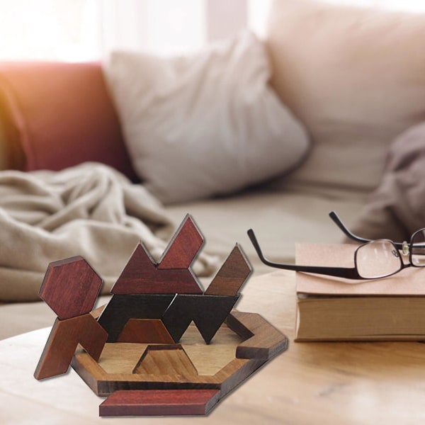 Tangram-puupeli - Aivojumppa ja mielenpeli lapsille ja aikuisille - Lasten älyllinen kehitys