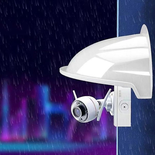 Regn Solskjerm Værdeksel Antirefleks Sidebrakett CCTV Turret Dome Kameraer