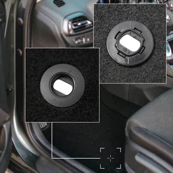 Velourmåtter BASIC til Toyota Yaris III Hybrid hatchback (2013-2017)