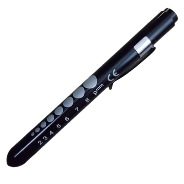 Kannettava kynälamppu kynäpidikkeellä Uudelleenkäytettävä kestävä kynälamppu lääkäreille White White Light