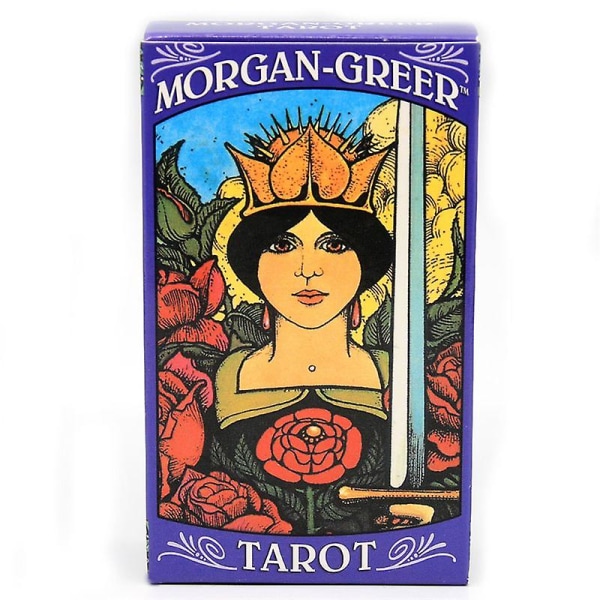 Tarotkort, for Morgan Greer Tarot Deck Divinasjonsspillkort, Familiefestspill Puslespill for å styrke vennskap