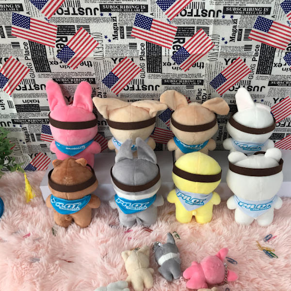 20 cm Skzoo Stray Kids plysj leketøy dukke for barn white rabbit