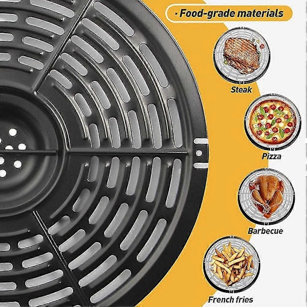 Tilbehør til luftfrityrkoker - Plate, Stativ, Grillrist