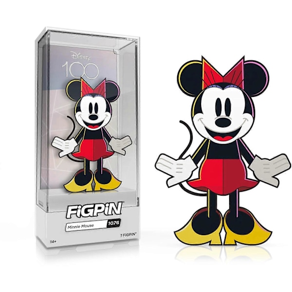 FiGPiN - Disney 100-årsjubileum - Minnie Mouse Emblemsmerke (1076)  [SAMLEOBJekter] Smykke, Samleobjekt USA-import