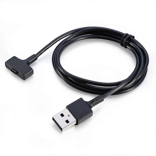 Til Fitbit Ionic Opladerkabel (Sort)