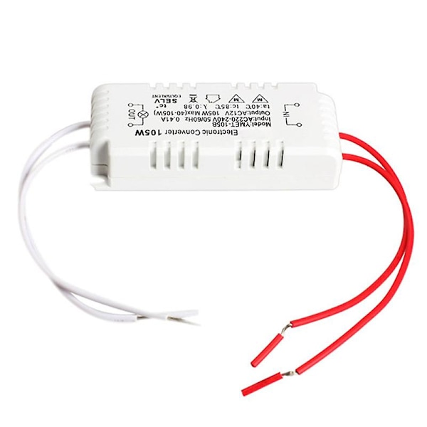 105W 12V Halogenlampa LED Elektronisk Transformator Strömförsörjning Driver