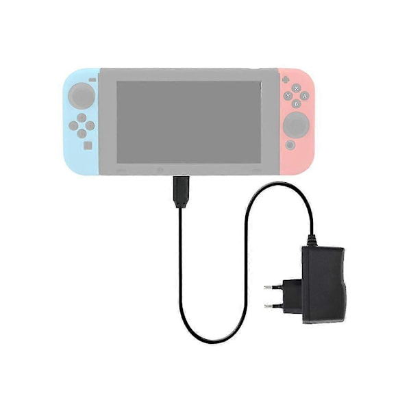 Laddare för N-switch Ns Spelkonsol Abs 5v 2.4a AC-adapter Laddning Usb Typ C Strömförsörjning Eu-kontakt Reseladdare