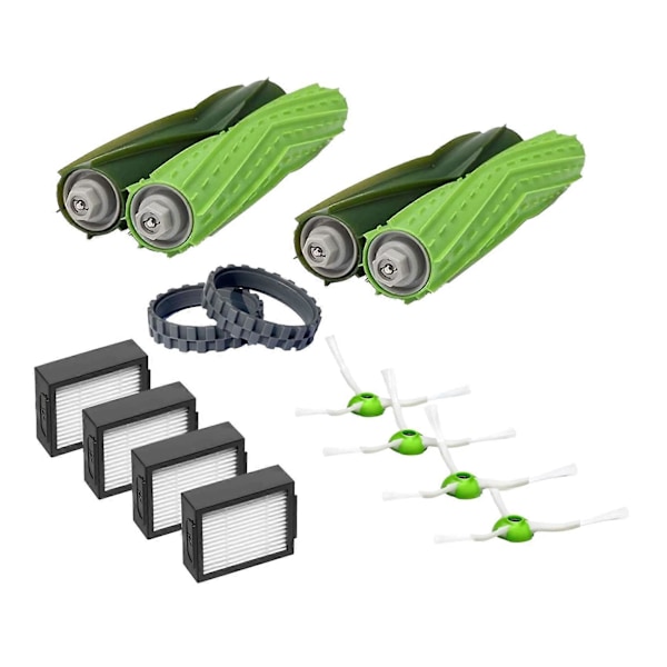 Reservedelersett for iRobot Roomba E5 E6 E7 i7 i7+i6 i8 i3 i4 Plus 3150 E&I-serien støvsuger 12