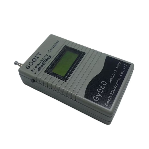 -560 Frekvensmåler Counter Tester Walkie Talkie Frekvensmåler Måleområde 50mhz-2.4ghz