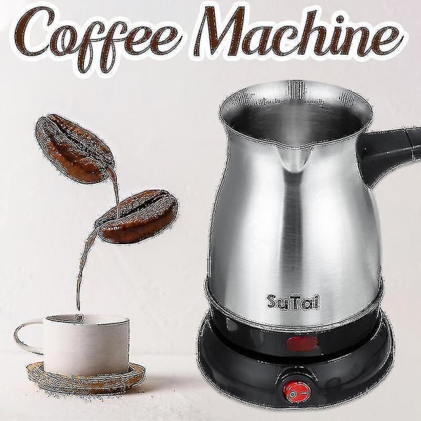 Sokany Elektrisk kaffemaskine Kande Mælk Græsk Tyrkisk Espresso Percolator 800ml LANG