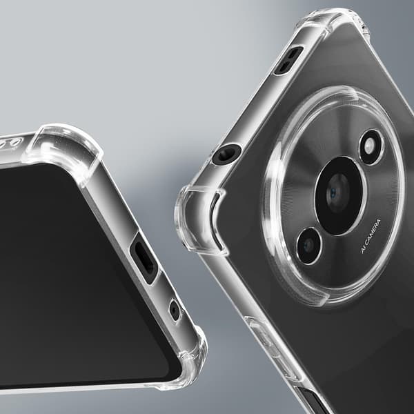Cover til Redmi A3 Forstærket bumper, Transparent