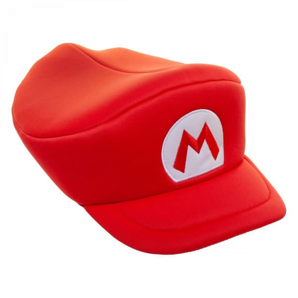 Super Mario Bros. Mario Brodeerattu Cosplay-hattu
