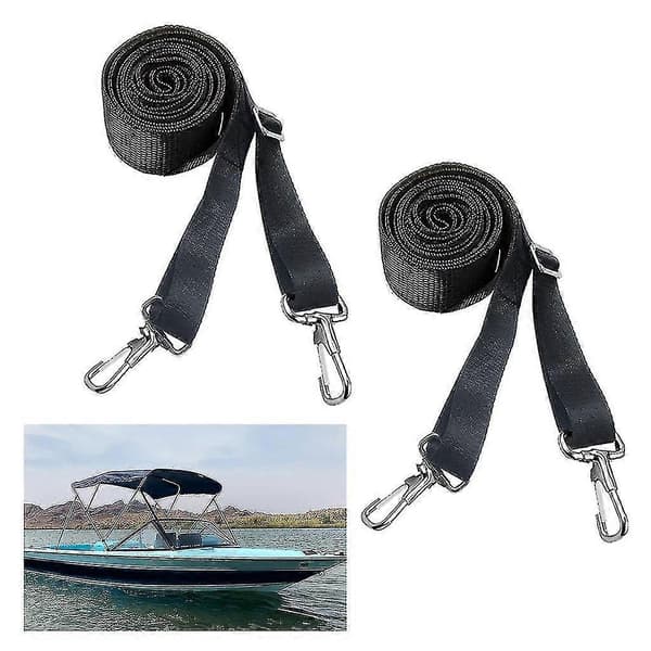 Marine Kaleche Stropper med Rustfrit Stål Snap Loop Bimini Top Hardware PK