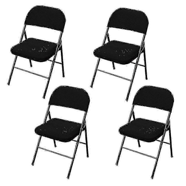 4 Pcs Folding Chair Split Seat Cover For Party Wedding Home -ys Xi