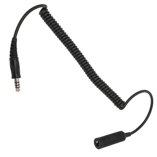 Radioheadsetkabel Plug and Play Förlängd Sladd för Helikopter Mono Headset U92A till U174