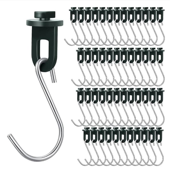 Drivhusklemmer med S-kroge, 50-pak