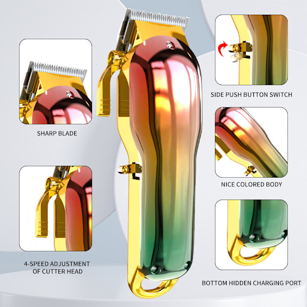 5 Star Series Magic Clip Cordless Professionell Hårklippare
