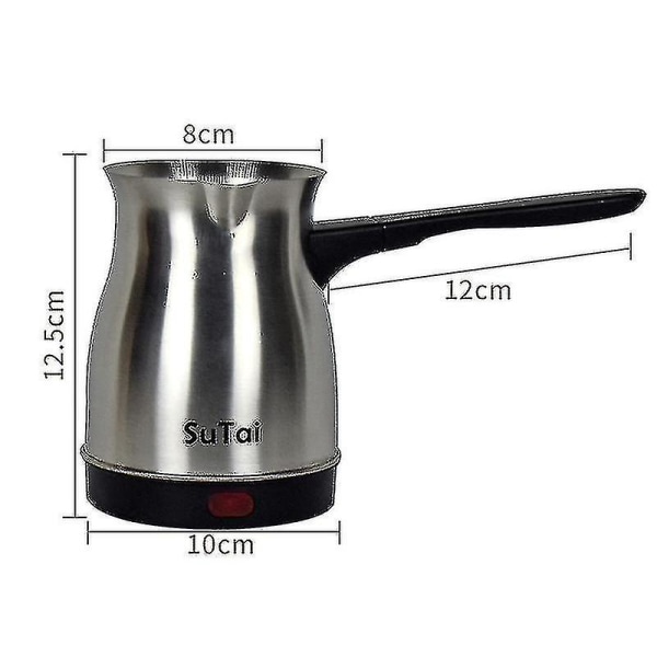 Sokany Elektrisk kaffemaskine Kande Mælk Græsk Tyrkisk Espresso Percolator 800ml LANG