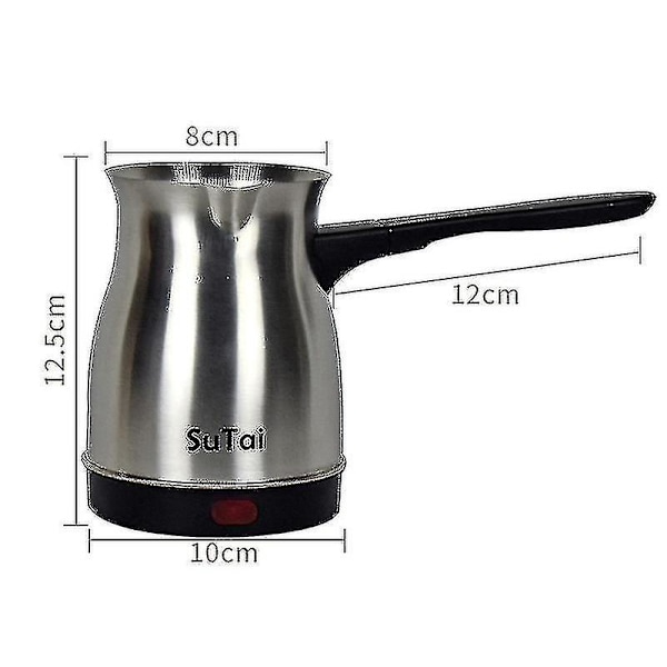 Sokany Elektrisk Kaffemaskine Pot Mælk Græsk Tyrkisk Espresso Perkolator 800ml LANG