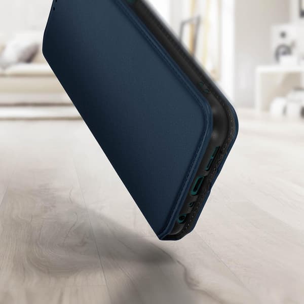 Fodral för Nokia X10 och X20 Clamshell Plånboksfunktion Videostöd - mörkblå 12