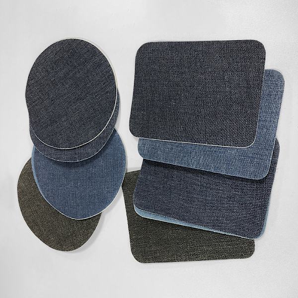 Strygemærker til jeans 30 stk DenimBlå