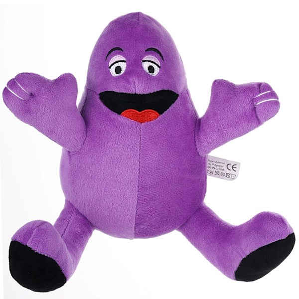 28cm The Grimace Shake Plush Lekefigur Tegneserie Spill Figur Duk Myk Stoppet Plush Dyr Grimace Leke Flott Bursdag Jul Gave