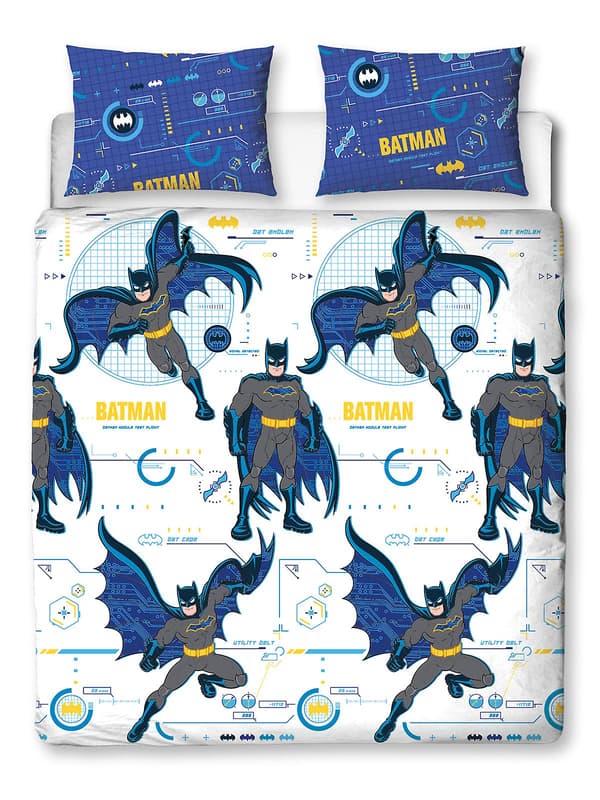 Batman Tech -tuplapussilakanasetti ja tyynyliina