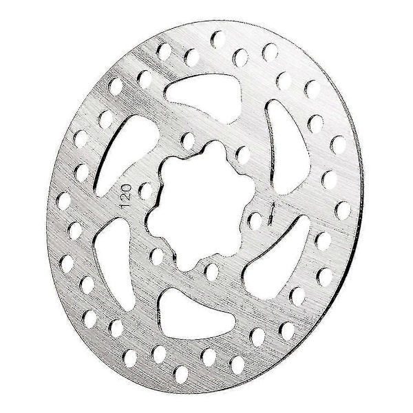 1 stk. 120 mm bremseskive, bremsetilbehørsdele, rustfrit stål, universal bremseskive