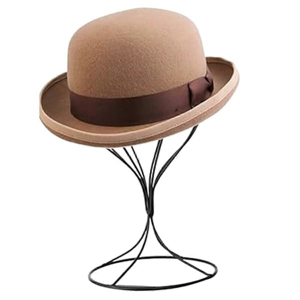 2 stk Moderne Metall Hattstativer Holdbare Stabile Caps Stativ Parykker Holder Hatt Display Stativ Voksen Hatt Ra