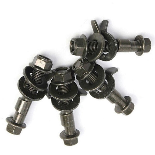 4kpl 14mm Teräs Auton Nelipyöräsuuntaus Säädettävät Camber-pultit 10.9 Lujuus 12