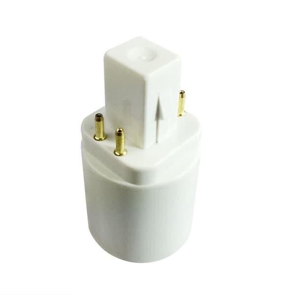 G24q 4-pinners 15 mm til E27 E26 Skru Lys LED-pære·Lampeholderadapter