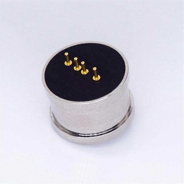 10 Par 4PIN Runde 360° Blinde Sugesikre Magnetiske Pogo Pin-kontakter Magnetisk Lading Con
