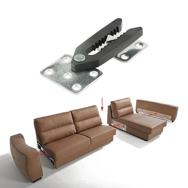 Sofa Sammenføjnings Snap Møbel Kombination Spænde Hjem Sofa Interlocking Connector
